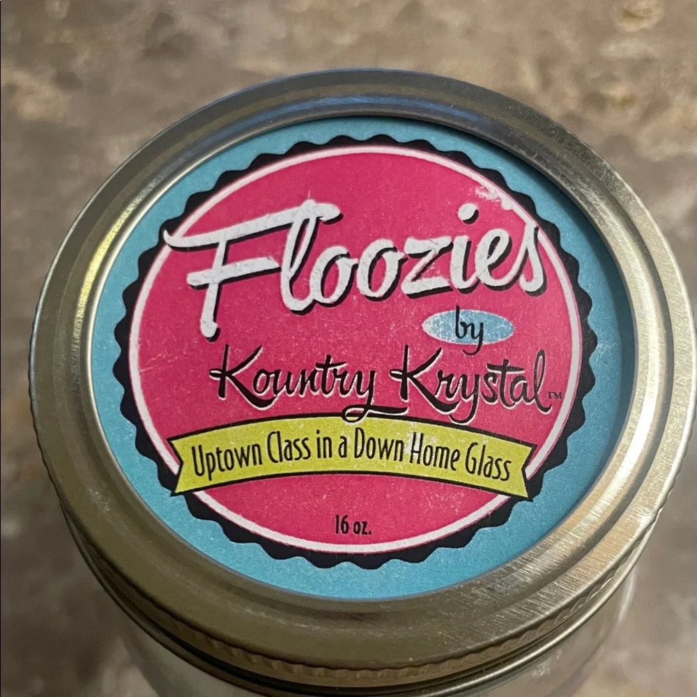 Floozies by Kountry Krystal Trophy Wife Glass Mason Jar